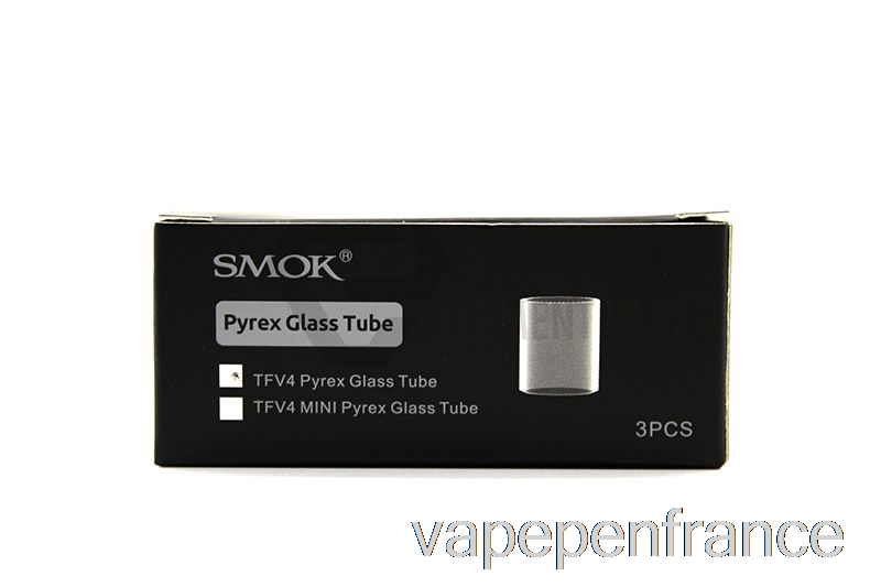 Réservoir Smok Tfv4 Et Mini Tube En Verre Pyrex Réservoir Tfv4 - Stylo Vape à Tube De Verre Unique